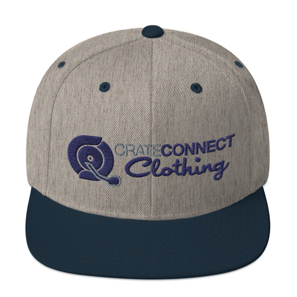 Matching Adult Navy & Grey Snapback - Little Snapbacks Pty Ltd