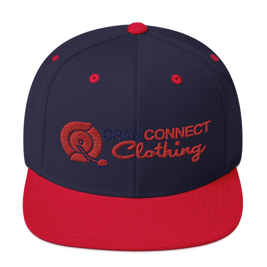 Navy & Red Snapback